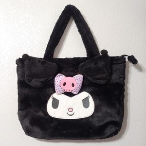 Kuromi fluffy bag